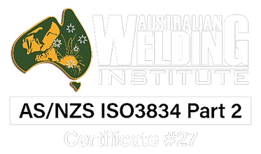 ISO 3834-2 welding quality certification