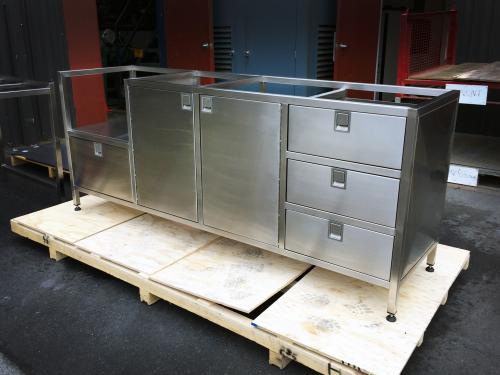 Stainless steel benches